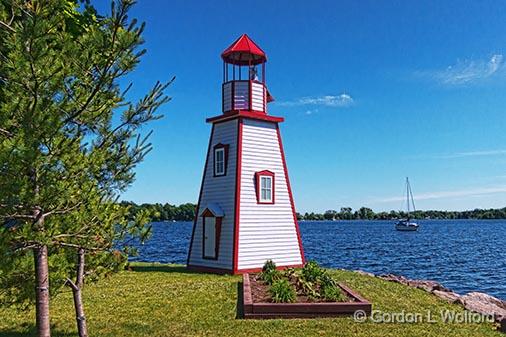 Gananoque Lighthouse_01110.jpg - Photographed along the Saint Lawrence Seaway at Gananoque, Ontario, Canada.